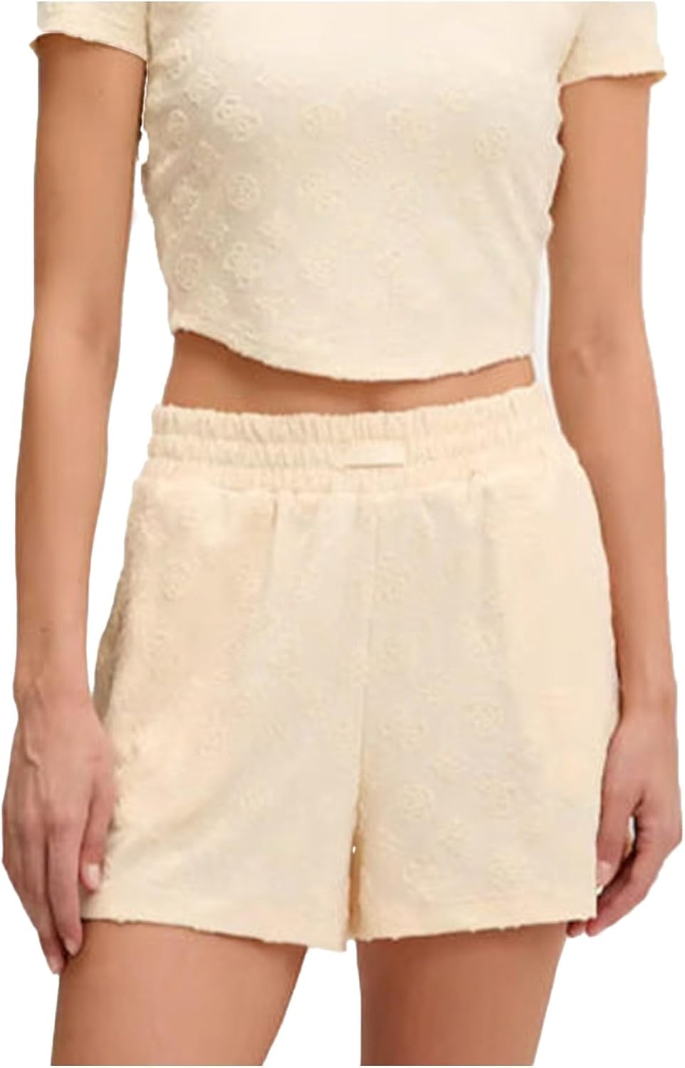 GUESS Женские шорты из экологичного жаккарда Peony, Peony Jacquard Vanilla
GUESS Женские шорты из экологичного жаккарда Peony, Peony Jacquard Vanilla