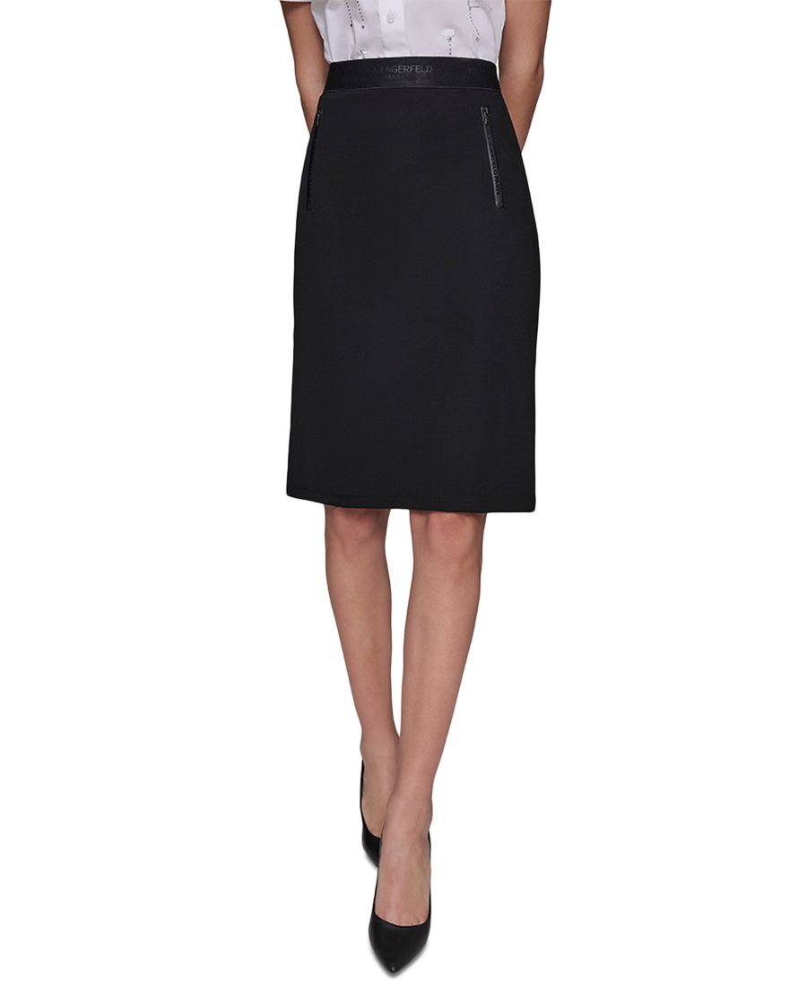 Женская компрессионная юбка-карандаш KARL LAGERFELD PARIS, Black
Женская компрессионная юбка-карандаш KARL LAGERFELD PARIS, Black