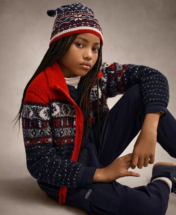 Толстовка тедди из флиса для больших девочек Fair Isle Polo Ralph Lauren, мультиколор
Толстовка тедди из флиса для больших девочек Fair Isle Polo Ralph Lauren, мультиколор