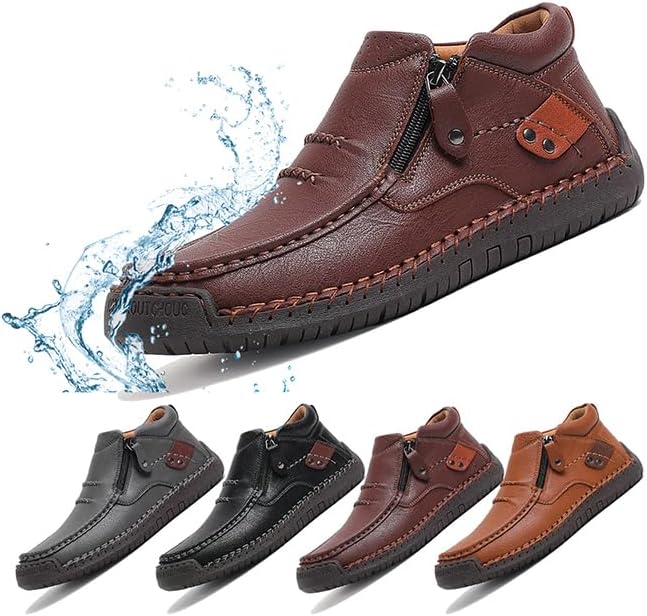 Мужские кожаные ручной работы туфли на платформе для улицы, водонепроницаемые, с поддержкой свода стопы Generic, коричневый
Мужские кожаные ручной работы туфли на платформе для улицы, водонепроницаемые, с поддержкой свода стопы Generic, коричневый