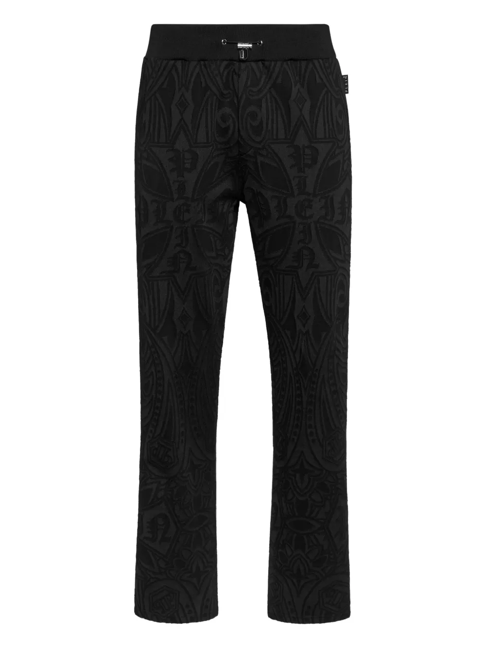 Жаккардовые брюки Chrome Crest Philipp Plein, черный
Жаккардовые брюки Chrome Crest Philipp Plein, черный