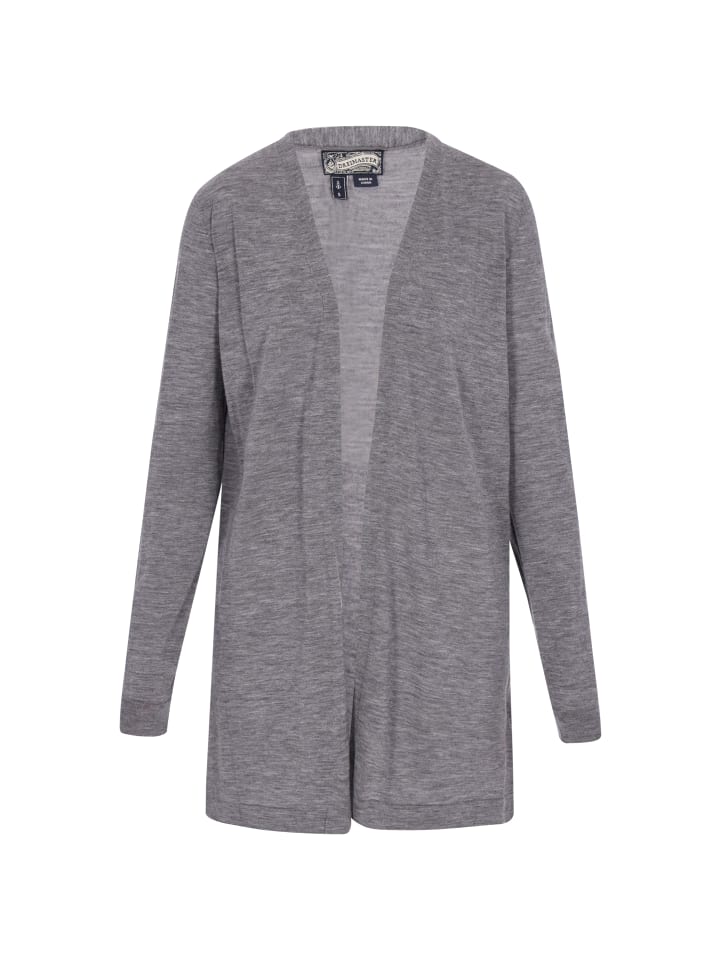 DreiMaster Женский кардиган серого меланжевого цвета
DreiMaster Женский кардиган серого меланжевого цвета