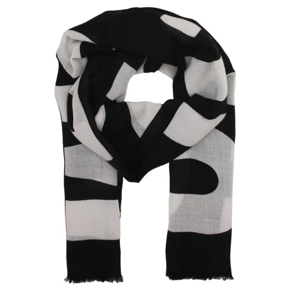 Шерстяной шарф Moschino, черный
Шерстяной шарф Moschino, черный