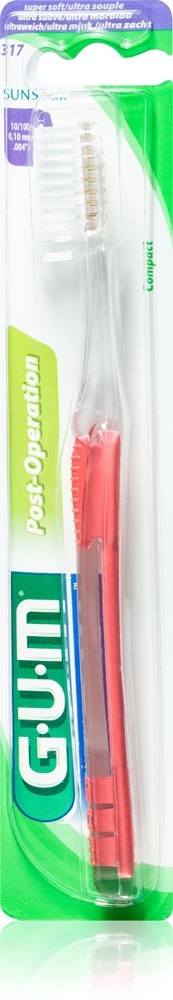 Зубная щетка послеоперационная очень мягкая G.U.M, 1 шт
Зубная щетка послеоперационная очень мягкая G.U.M, 1 шт