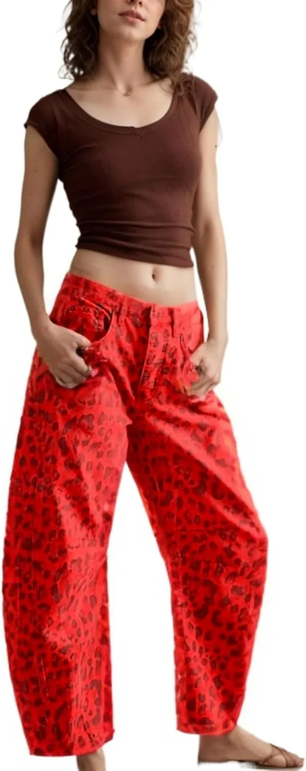 Женские джинсы Leopard Pants с принтом Cheetah, Mid Rise, вышивка XIKUKA
Женские джинсы Leopard Pants с принтом Cheetah, Mid Rise, вышивка XIKUKA