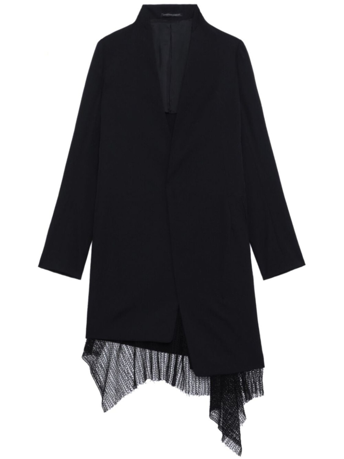 Многослойное шерстяное пальто Y's, черный
Многослойное шерстяное пальто Y's, черный