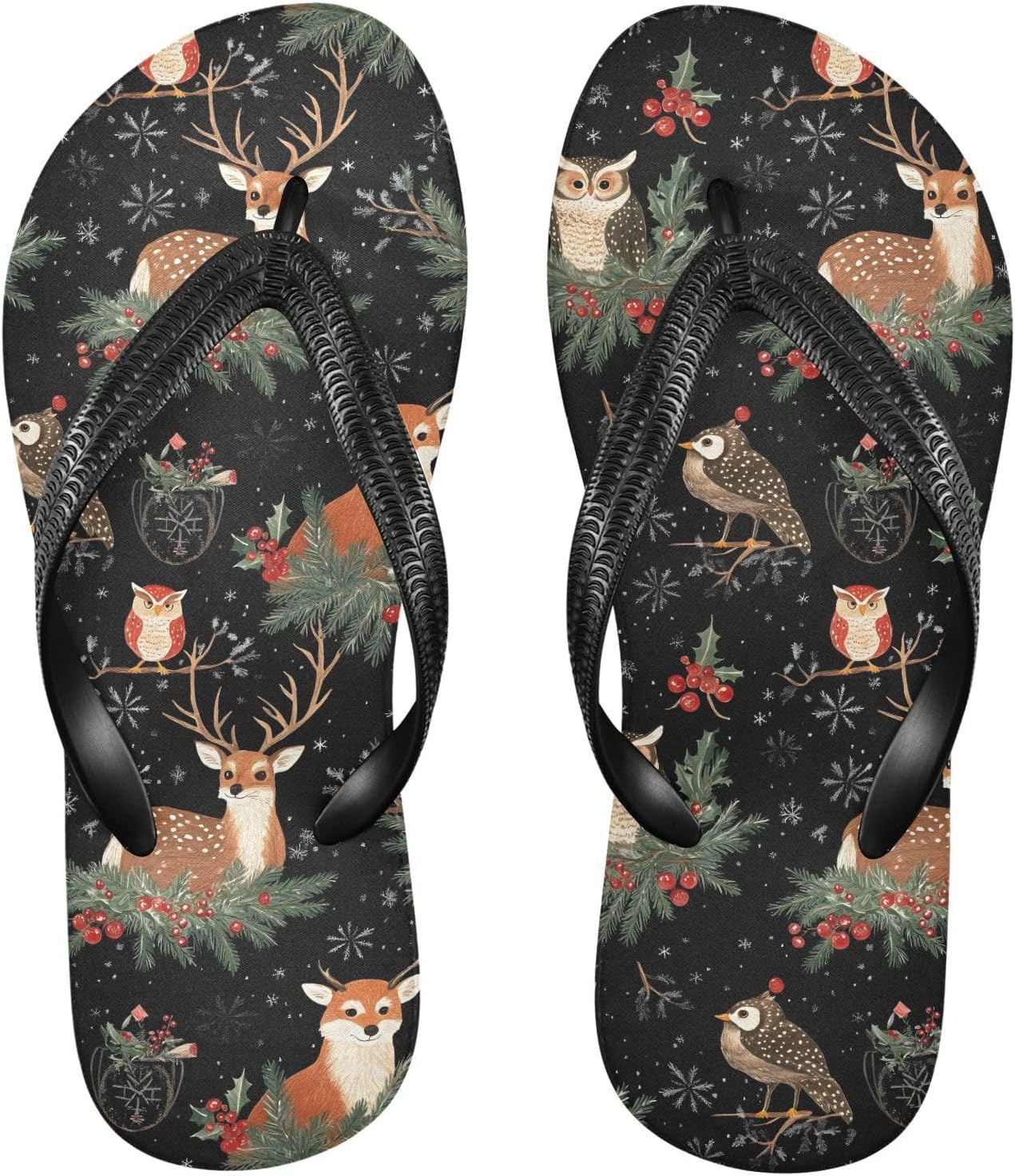 Зимний лес, олень, сова, пляжные шлепанцы, летние повседневные сандалии для женщин и мужчин 20861056 Kfbe, Deer
Зимний лес, олень, сова, пляжные шлепанцы, летние повседневные сандалии для женщин и мужчин 20861056 Kfbe, Deer