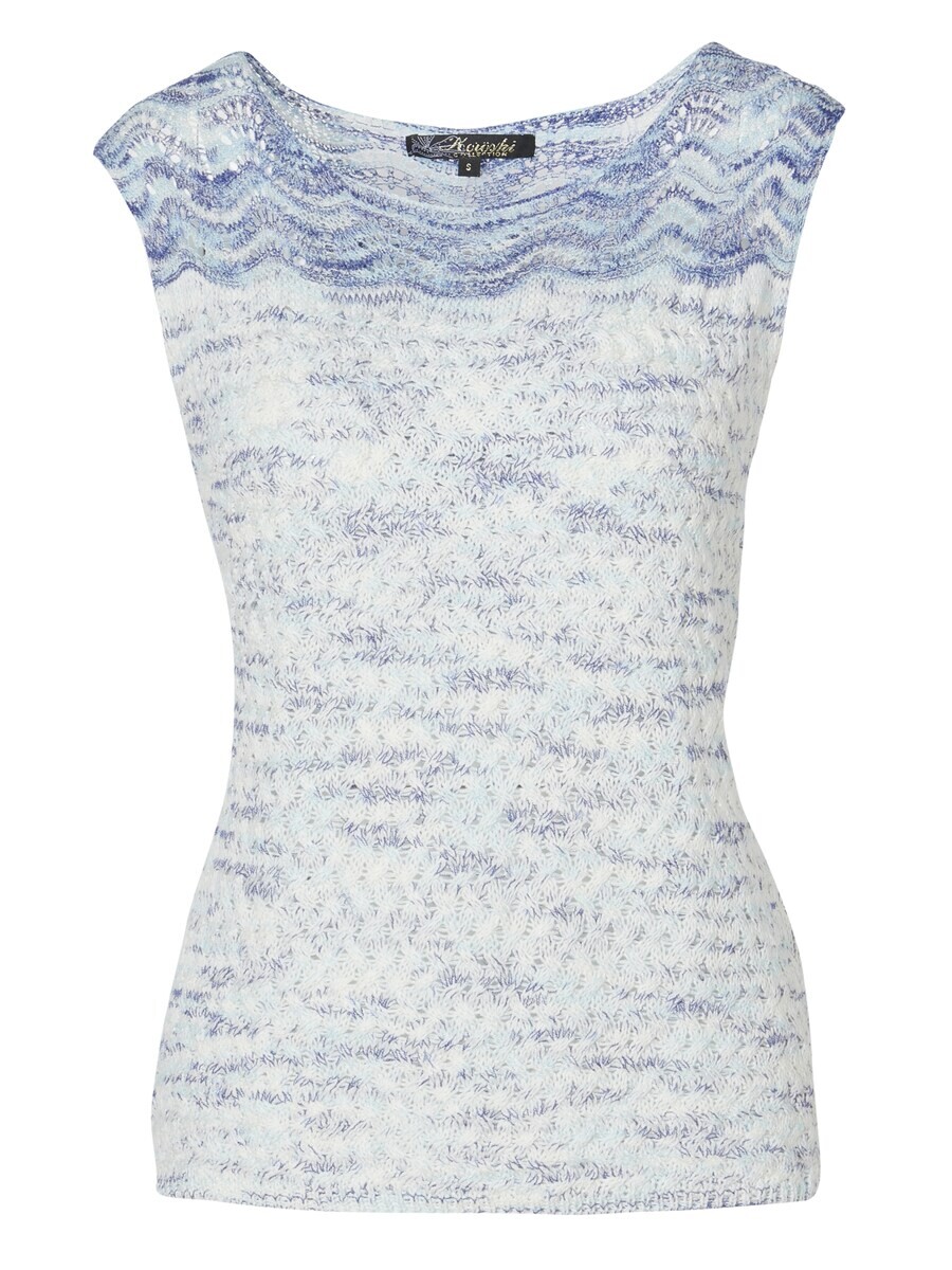 Вязаный топ Koroshi, темно-синий/светло-голубой
Вязаный топ Koroshi, темно-синий/светло-голубой
