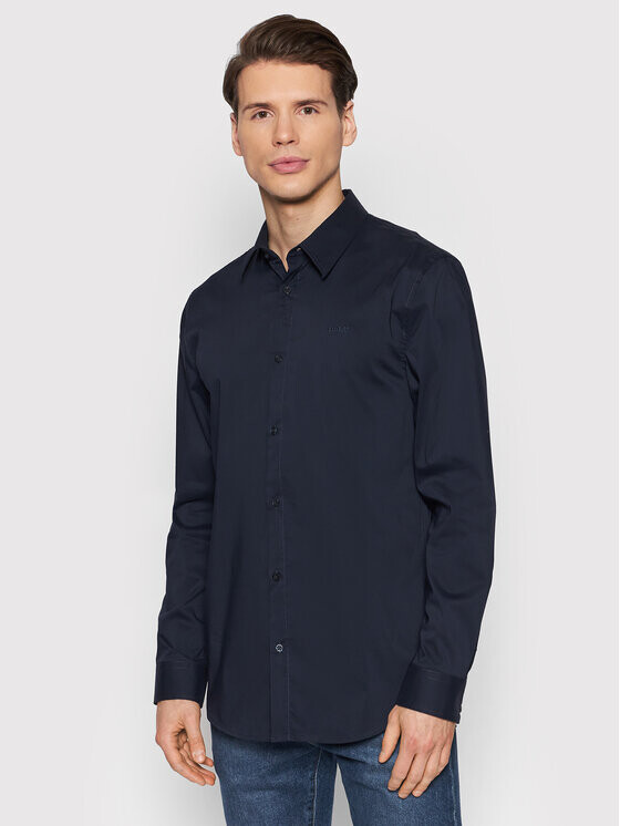 Рубашка узкого кроя Guess, синий
Рубашка узкого кроя Guess, синий