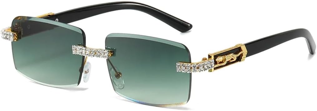 Роскошные солнцезащитные очки с бриллиантами и стразами, прямоугольной формы, для женщин и мужчин, для вечеринок, с защитой от УФ-излучения UV400 UATXTAU, Golden Green
Роскошные солнцезащитные очки с бриллиантами и стразами, прямоугольной формы, для женщин и мужчин, для вечеринок, с защитой от УФ-излучения UV400 UATXTAU, Golden Green