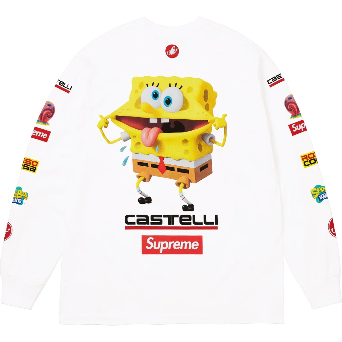 Футболка SpongeBob/Castelli Racing с длинными рукавами Supreme, белый
Футболка SpongeBob/Castelli Racing с длинными рукавами Supreme, белый