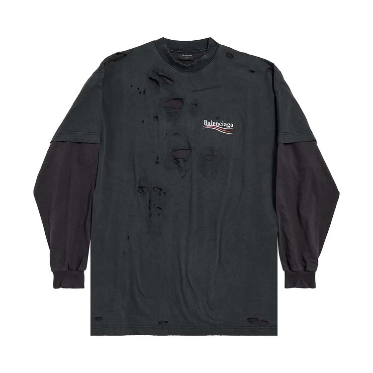 Футболка Balenciaga Political Campaign Long-Sleeve Layered T-Shirt 'Black', черный
Футболка Balenciaga Political Campaign Long-Sleeve Layered T-Shirt 'Black', черный