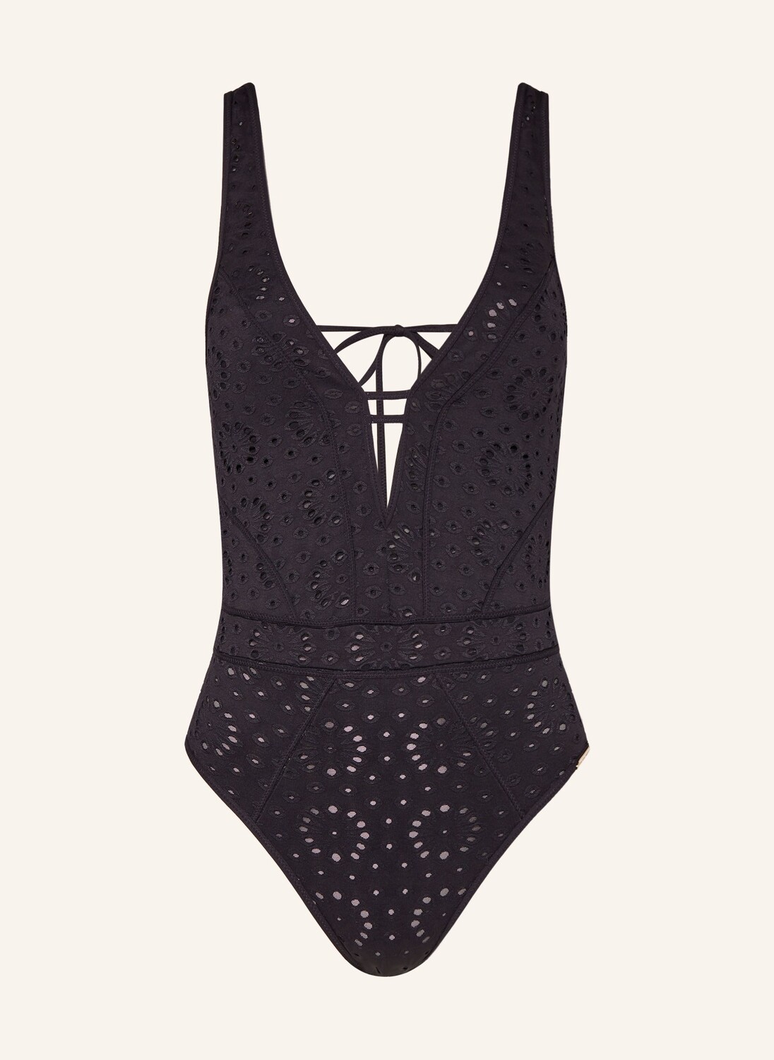 Купальник с нотами ривьеры Watercult, черный
Купальник с нотами ривьеры Watercult, черный