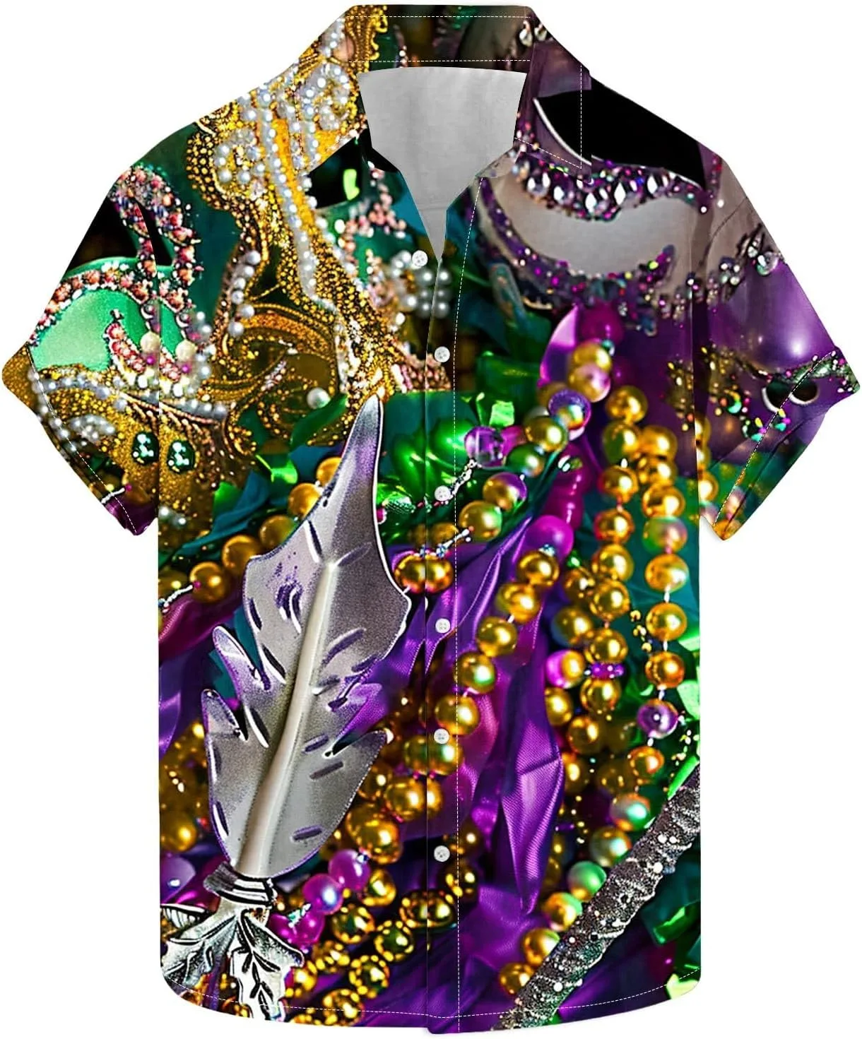 Футболка с коротким рукавом Mardi Gras Mask Print
Футболка с коротким рукавом Mardi Gras Mask Print
