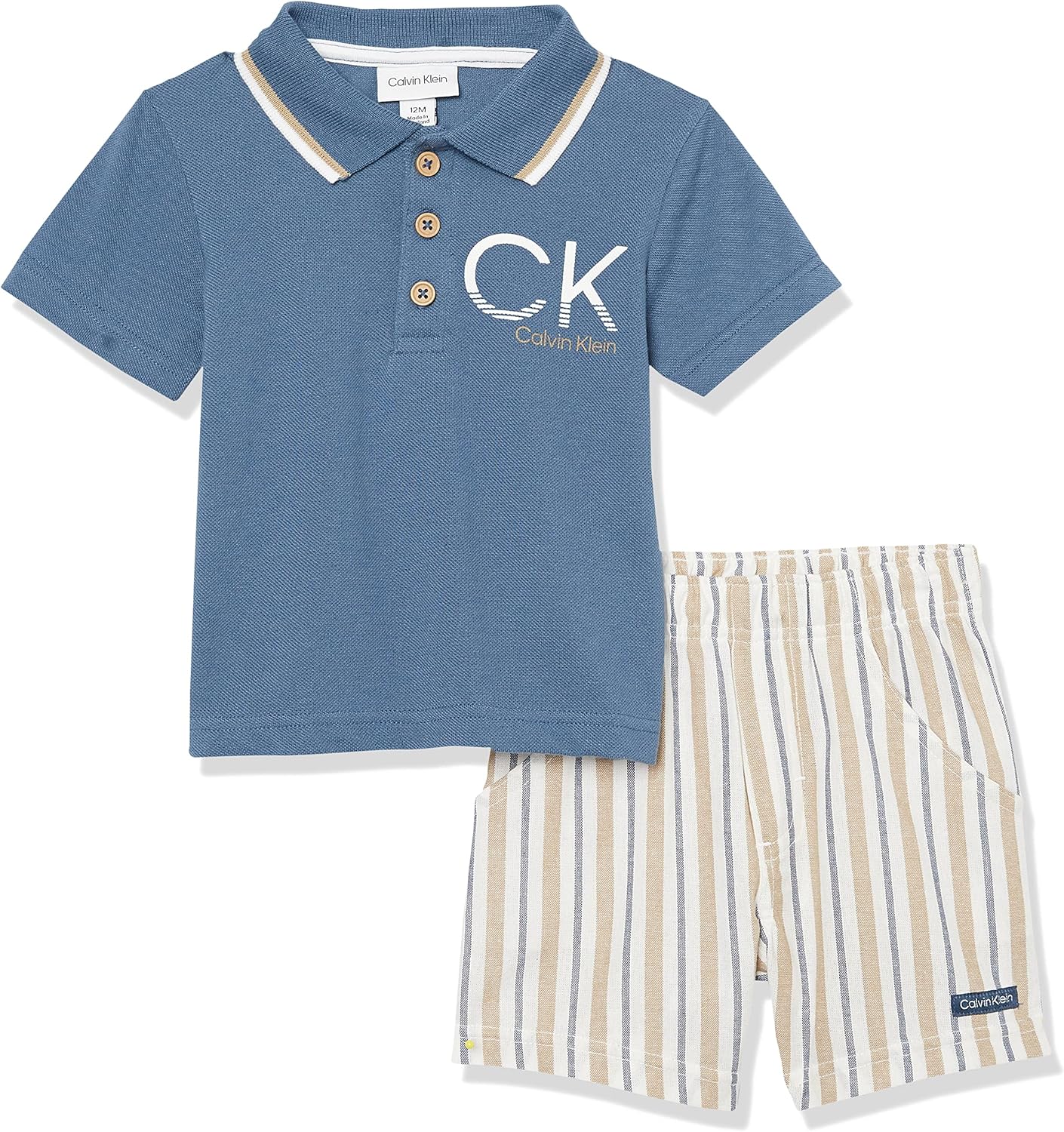 Комплект из двух поло Calvin Klein для мальчиков, Bering Sea
Комплект из двух поло Calvin Klein для мальчиков, Bering Sea
