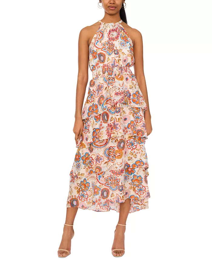 Женское макси-платье с цветочным принтом на бретелях Sam & Jess, мультиколор 
Женское макси-платье с цветочным принтом на бретелях Sam & Jess, мультиколор