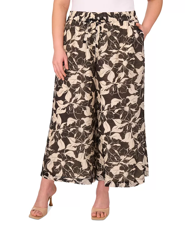Брюки больших размеров с цветочным принтом и завязками Vince Camuto, мультиколор
Брюки больших размеров с цветочным принтом и завязками Vince Camuto, мультиколор