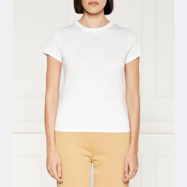 Облегающая футболка Calvin Klein, белый 
Облегающая футболка Calvin Klein, белый