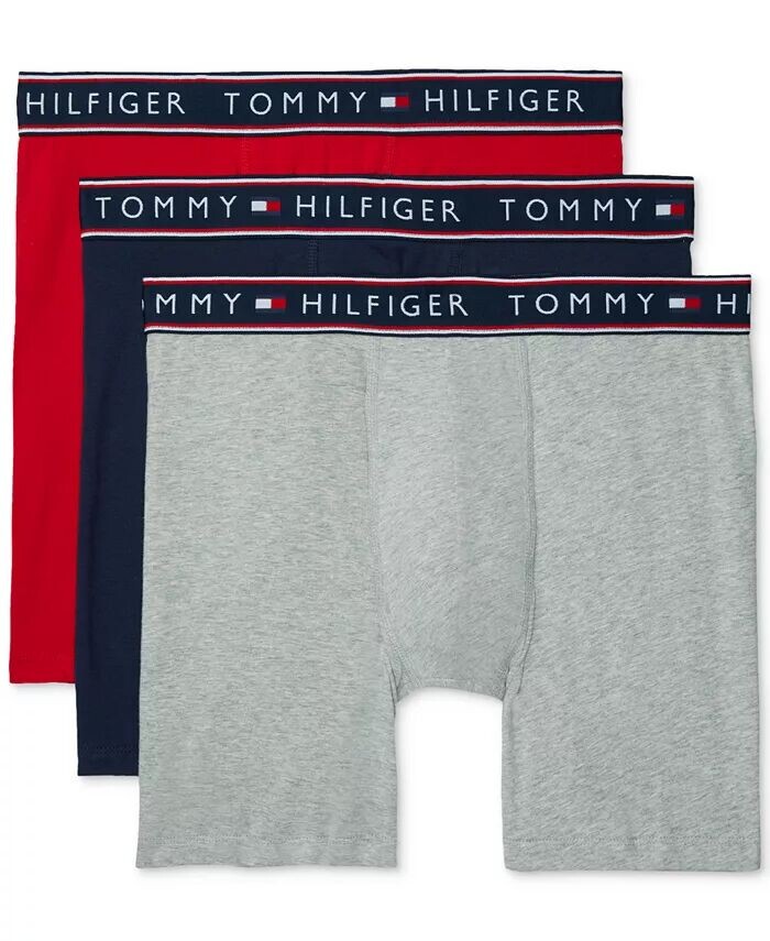 Мужские трусы-боксеры из хлопка, эластичные, влагоотводящие, 3 пары Tommy Hilfiger, коричневый
Мужские трусы-боксеры из хлопка, эластичные, влагоотводящие, 3 пары Tommy Hilfiger, коричневый