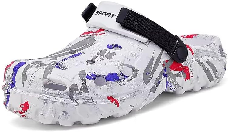 Мужские садовые туфли Lewhosy, сабо, сандалии для пляжа и улицы, легкие, дышащие, стойкие к скольжению, летние шлепанцы, белый
Мужские садовые туфли Lewhosy, сабо, сандалии для пляжа и улицы, легкие, дышащие, стойкие к скольжению, летние шлепанцы, белый