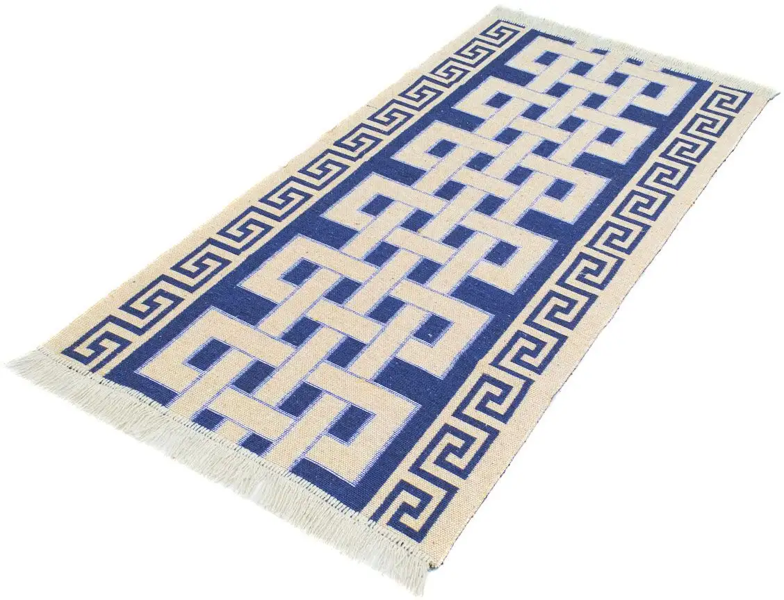Шерстяной ковер Morgenland "Kilim Carpet Nile", прямоугольный, чистый хлопок 80х150 см, синий
Шерстяной ковер Morgenland "Kilim Carpet Nile", прямоугольный, чистый хлопок 80х150 см, синий