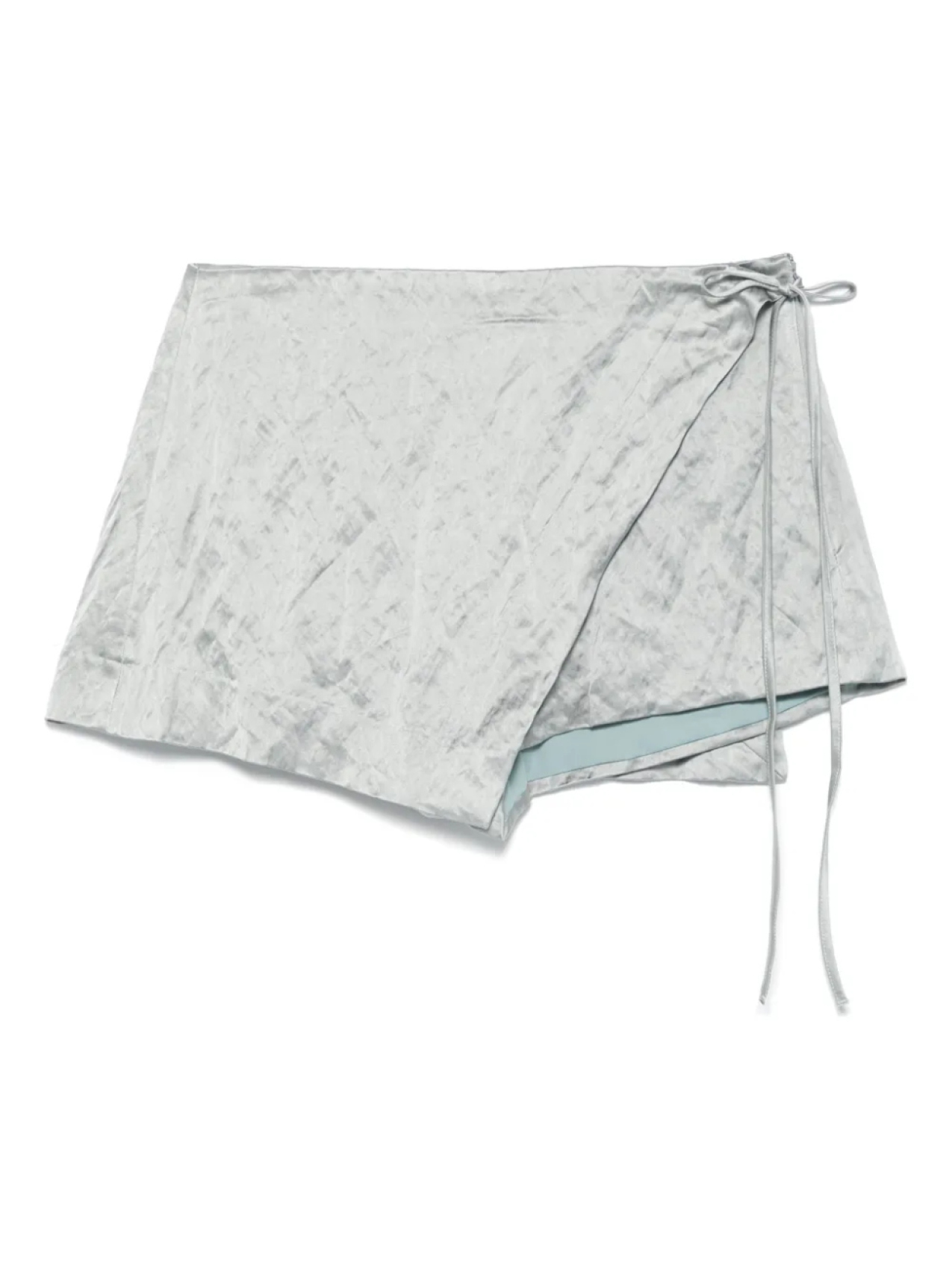 Атласные шорты с жатым эффектом Blumarine, серый
Атласные шорты с жатым эффектом Blumarine, серый