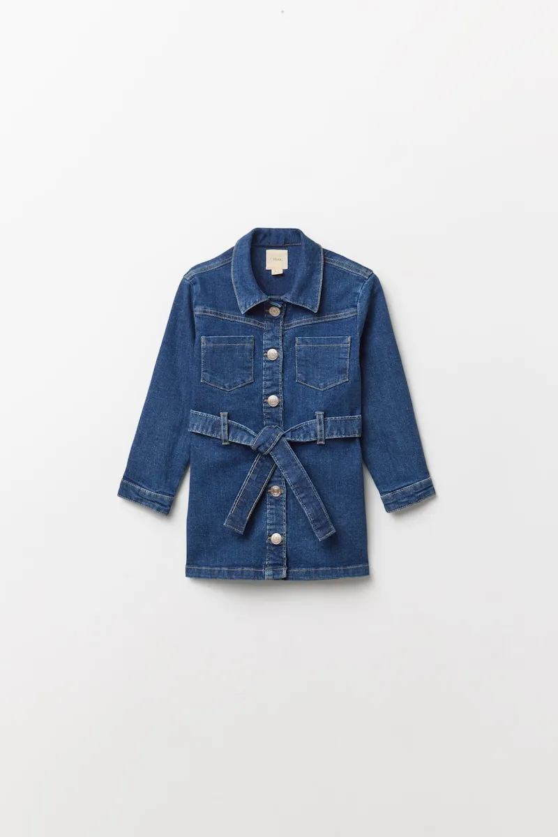 Джинсовое платье-рубашка Sfera, темно-синий
Джинсовое платье-рубашка Sfera, темно-синий