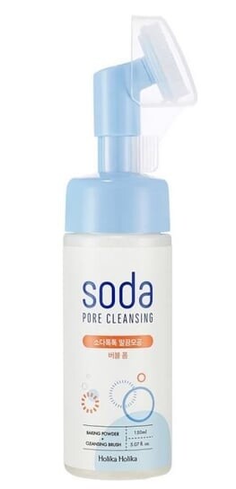 Очищающая пенка для лица со щеточкой, 150 мл Holika Holika, Soda Pore Cleansing
Очищающая пенка для лица со щеточкой, 150 мл Holika Holika, Soda Pore Cleansing