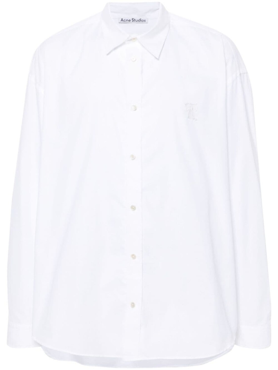 Acne Studios хлопковая рубашка с вышитым логотипом, белый
Acne Studios хлопковая рубашка с вышитым логотипом, белый