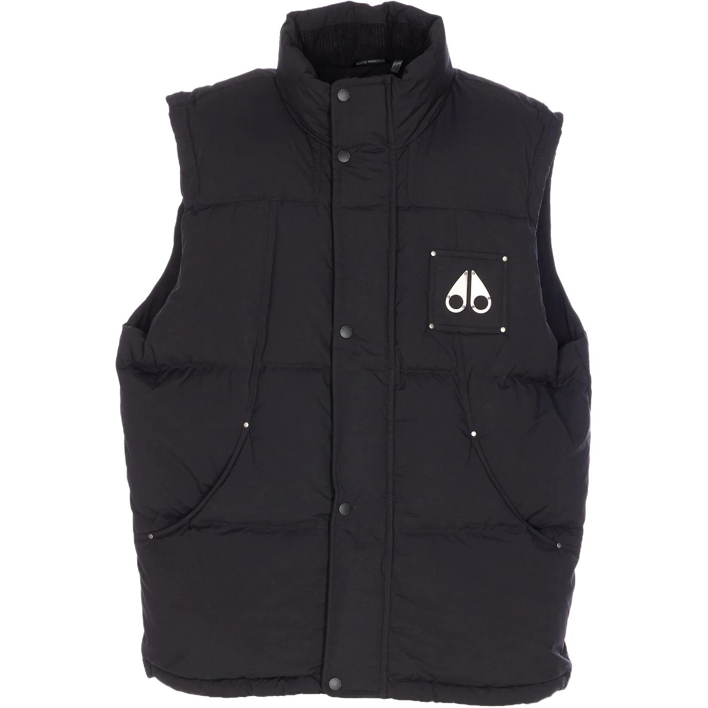 Пуховик с логотипом на планке Moose Knuckles, черный
Пуховик с логотипом на планке Moose Knuckles, черный