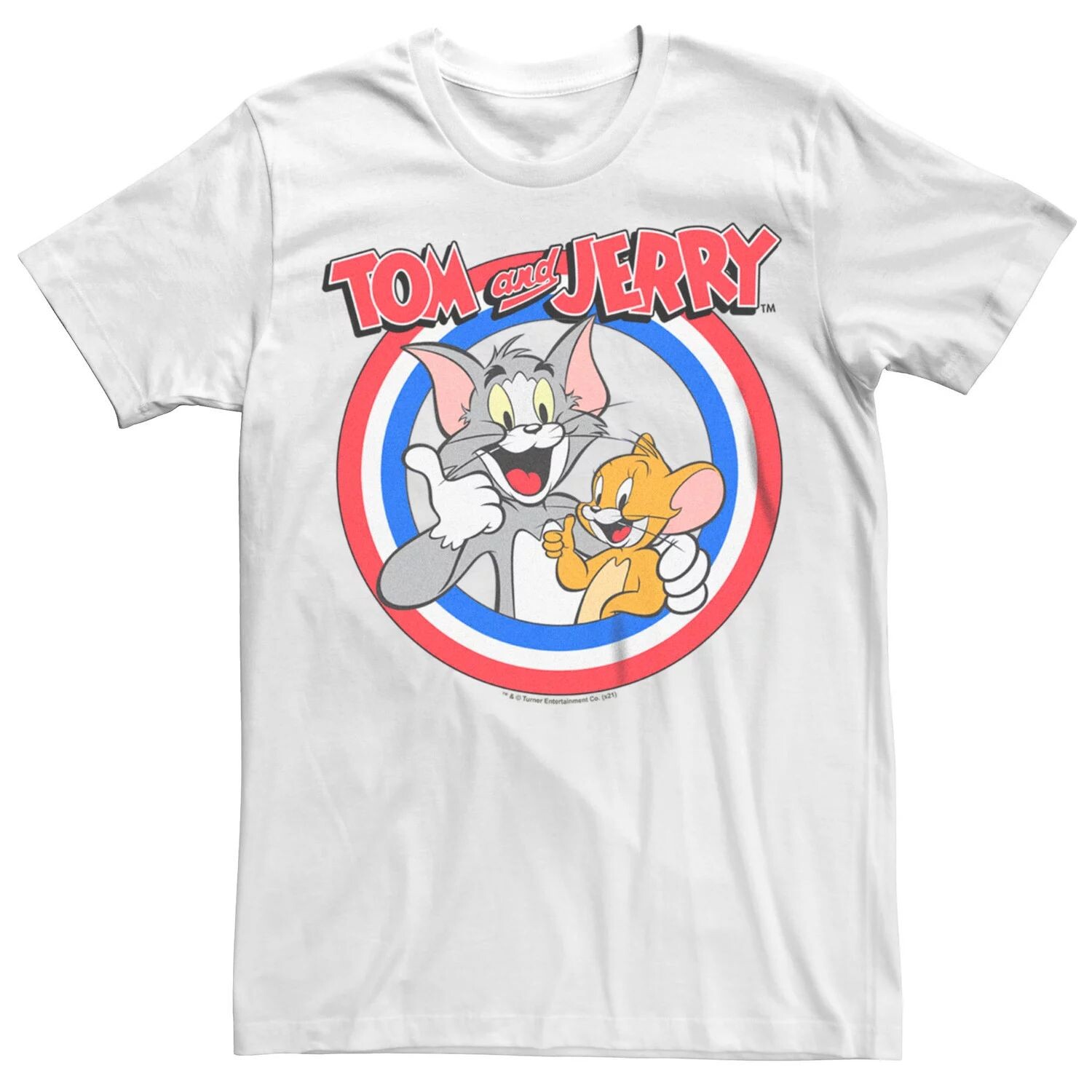 Мужская футболка с логотипом Tom & Jerry Americana Tom And Jerry Licensed Character
Мужская футболка с логотипом Tom & Jerry Americana Tom And Jerry Licensed Character