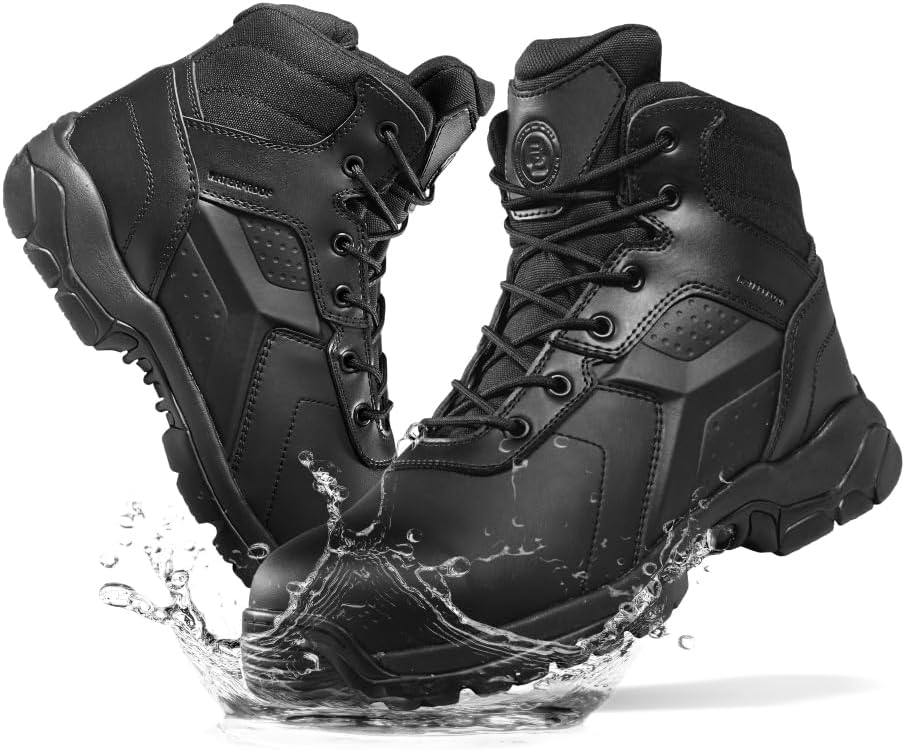 Тактические ботинки BD PROTECTIVE EQUIPMENT для мужчин, 15 см - водонепроницаемые с мягким носком и системой регулировки размера Multi-Fit, черный
Тактические ботинки BD PROTECTIVE EQUIPMENT для мужчин, 15 см - водонепроницаемые с мягким носком и системой регулировки размера Multi-Fit, черный