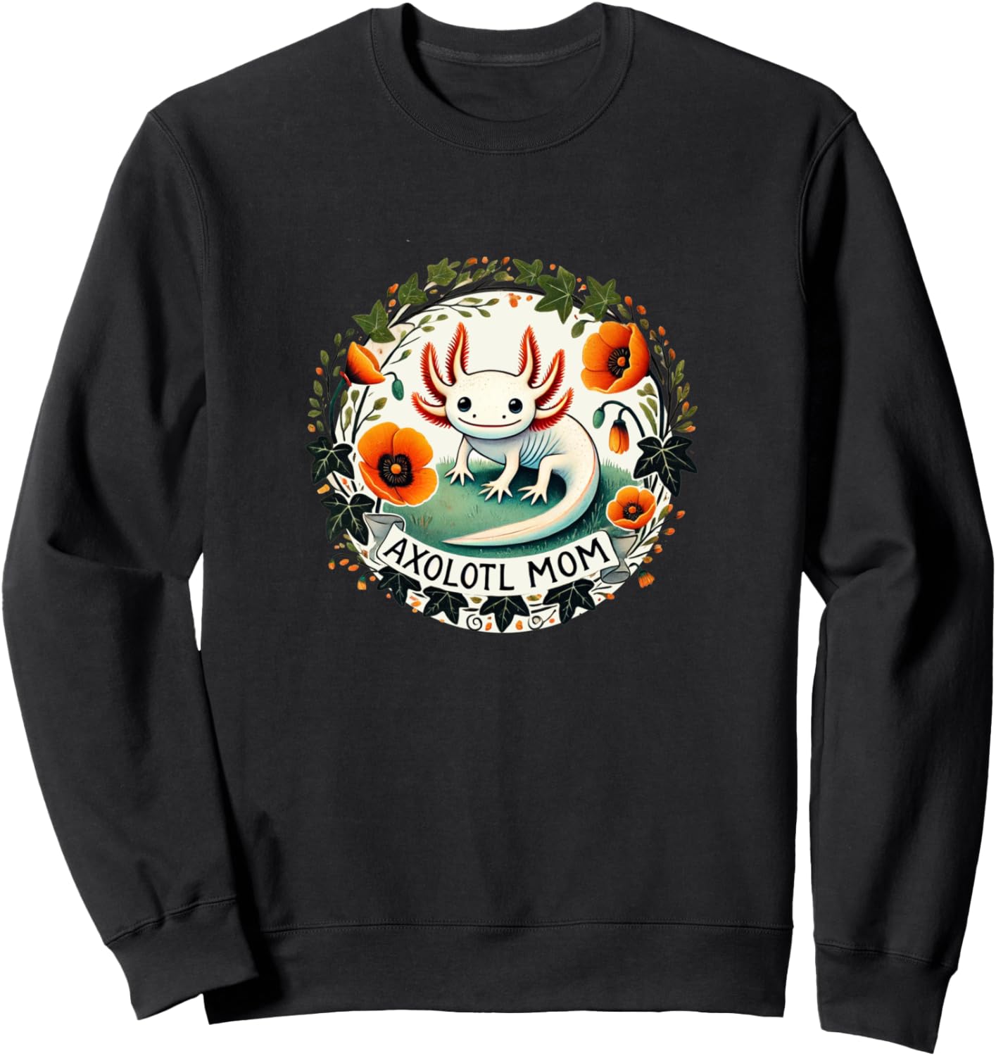 Иллюстрация мамы-аксолотля. Милая толстовка с изображением аксолотля Axolotl Loves Snugg, черный
Иллюстрация мамы-аксолотля. Милая толстовка с изображением аксолотля Axolotl Loves Snugg, черный