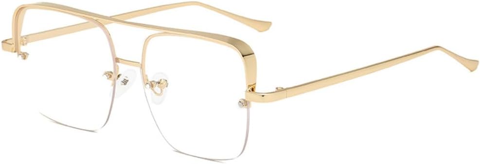 Солнцезащитные очки в полуободковой оправе в стиле ретро, металлическая оправа, защита от УФ-излучения UV400, для мужчин и женщин, 3 золотистых варианта, одна пара TYUVIVO, 3 Gold Plain
Солнцезащитные очки в полуободковой оправе в стиле ретро, металлическая оправа, защита от УФ-излучения UV400, для мужчин и женщин, 3 золотистых варианта, одна пара TYUVIVO, 3 Gold Plain