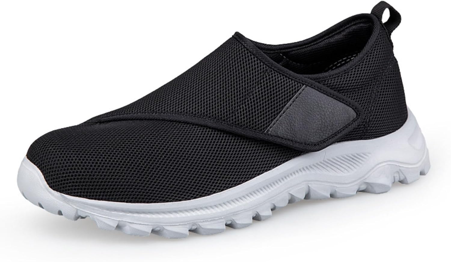 Широкие кроссовки для женщин и мужчин, дышащая сетка, удобная обувь без шнурков, мягкая подошва, спортивная обувь Azttoztto, черный
Широкие кроссовки для женщин и мужчин, дышащая сетка, удобная обувь без шнурков, мягкая подошва, спортивная обувь Azttoztto, черный