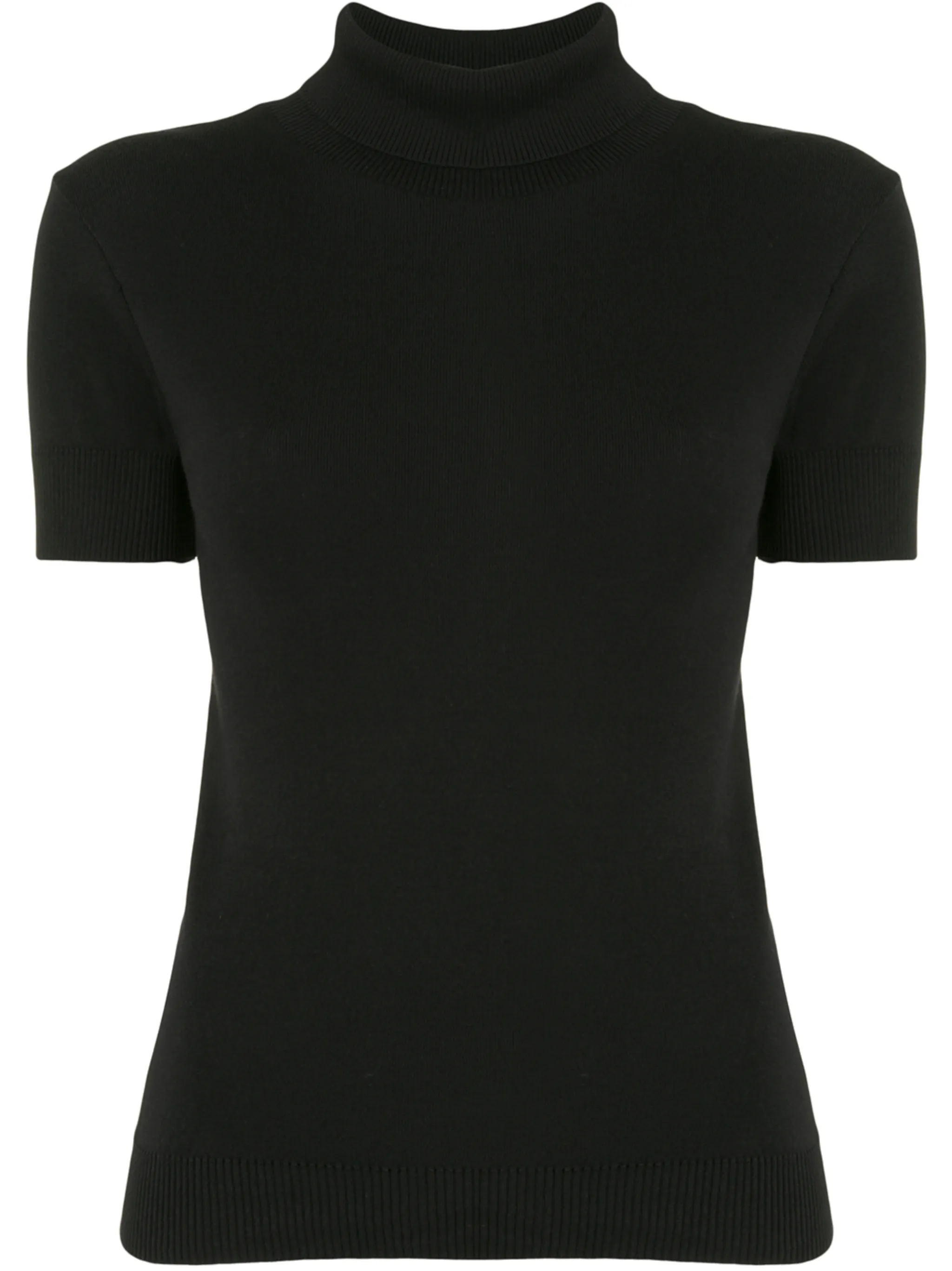 Топ с короткими рукавами и высоким воротником Agnès B., черный
Топ с короткими рукавами и высоким воротником Agnès B., черный