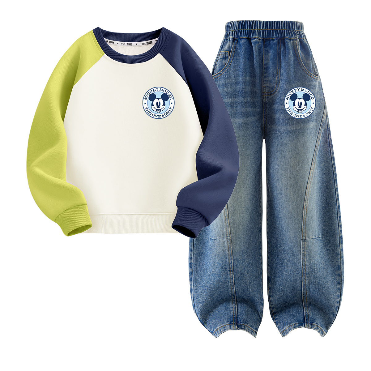 Детский спортивный комплект Casual Sportswear 2 Piece Set Disney, disney round logo mickey mouse k зеленый синий+disney round logo mickey mouse k denim синий
Детский спортивный комплект Casual Sportswear 2 Piece Set Disney, disney round logo mickey mouse k зеленый синий+disney round logo mickey mouse k denim синий