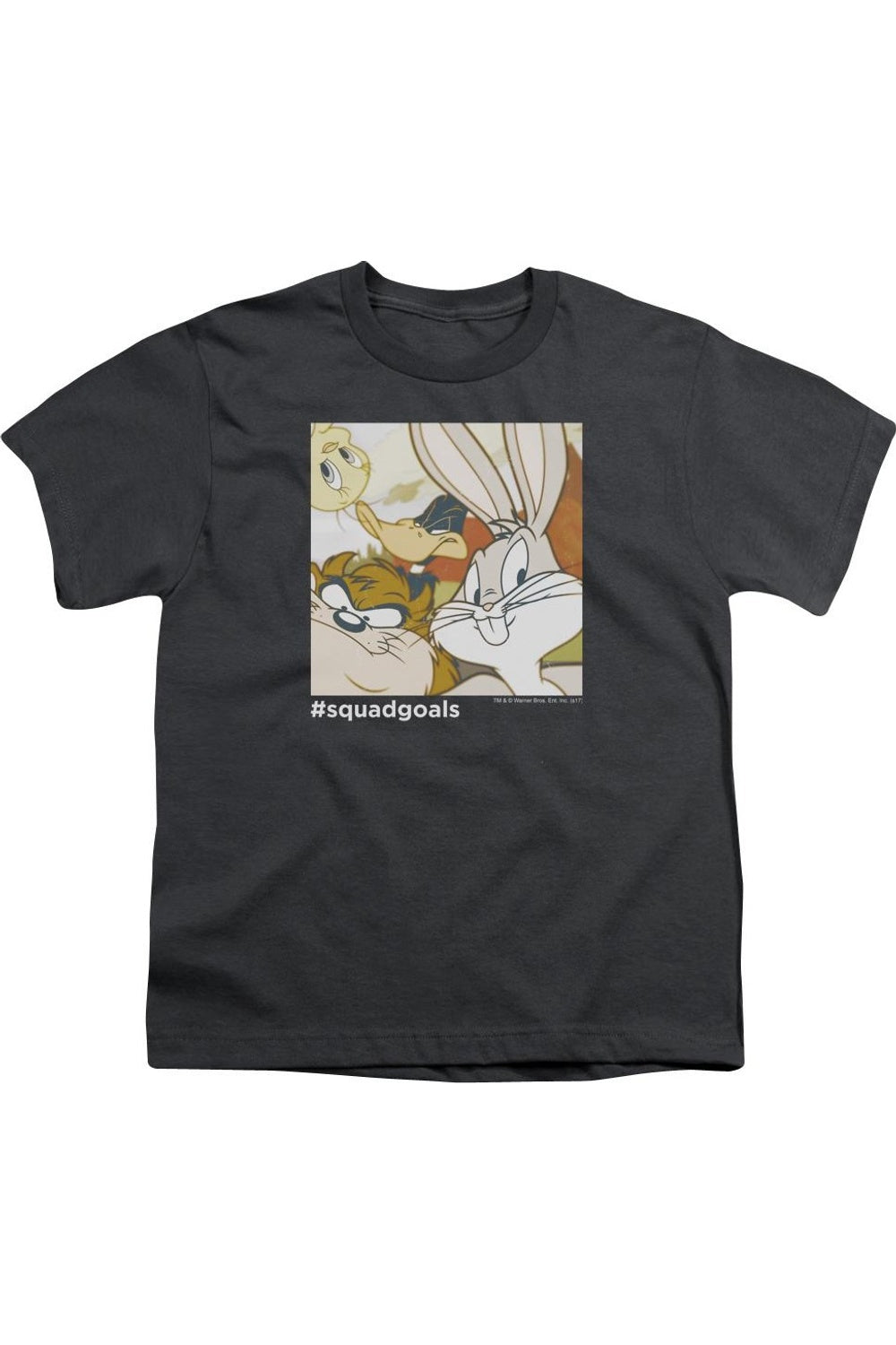 Футболка с коротким рукавом Looney Tunes Squad Goals для детей Gildan, Charcoal
Футболка с коротким рукавом Looney Tunes Squad Goals для детей Gildan, Charcoal