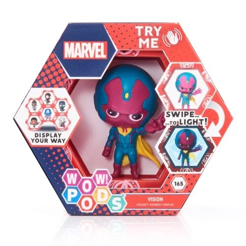 Wow Gear PODS — Коллекция Marvel Avengers — Vision — Коллекционная фигурка с датчиком света и движения (Deqube 918MVL101635)
Wow Gear PODS — Коллекция Marvel Avengers — Vision — Коллекционная фигурка с датчиком света и движения (Deqube 918MVL101635)
