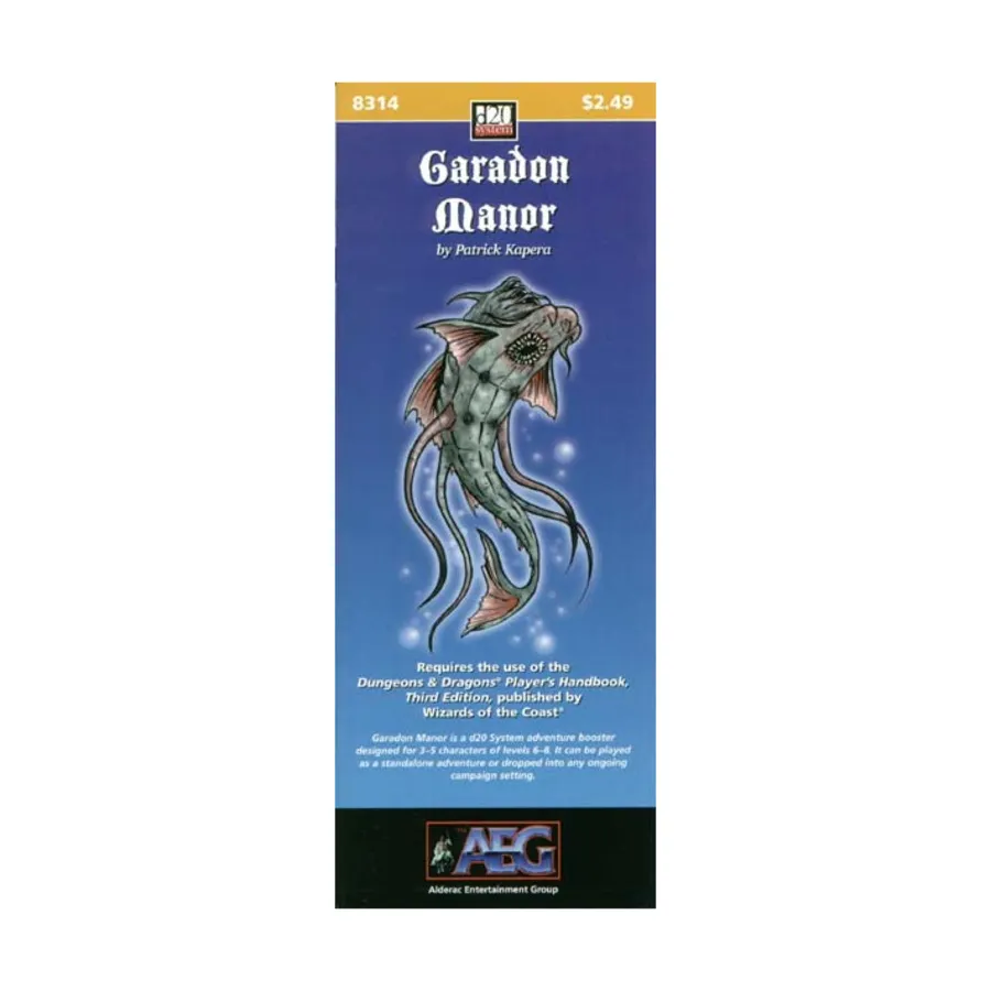 Модуль Garadon Manor, Adventure Keep Modules (d20)
Модуль Garadon Manor, Adventure Keep Modules (d20)