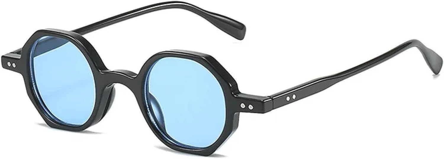 Солнцезащитные очки с защитой от УФ-излучения UV400 | Круглая панк-оправа, маленькая | Для женщин и мужчин, для занятий спортом на открытом воздухе и вождения DSVIGF, C2black-blue
Солнцезащитные очки с защитой от УФ-излучения UV400 | Круглая панк-оправа, маленькая | Для женщин и мужчин, для занятий спортом на открытом воздухе и вождения DSVIGF, C2black-blue