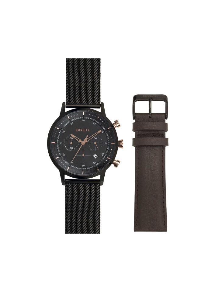 Breil Часы-хронограф шесть.3.девять черные
Breil Часы-хронограф шесть.3.девять черные