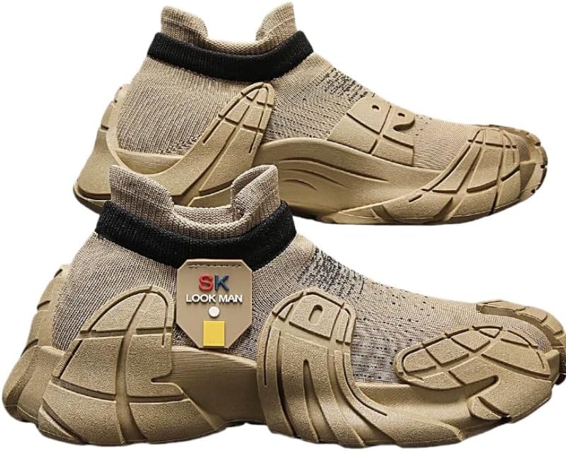 Мужские модные спортивные кроссовки - стильные кэжуал обувь с контрастными цветами, с сетчатой дышащей тканью, резиновой подошвой и шнуровкой, для весны/лета Hoalox, 2-khaki
Мужские модные спортивные кроссовки - стильные кэжуал обувь с контрастными цветами, с сетчатой дышащей тканью, резиновой подошвой и шнуровкой, для весны/лета Hoalox, 2-khaki