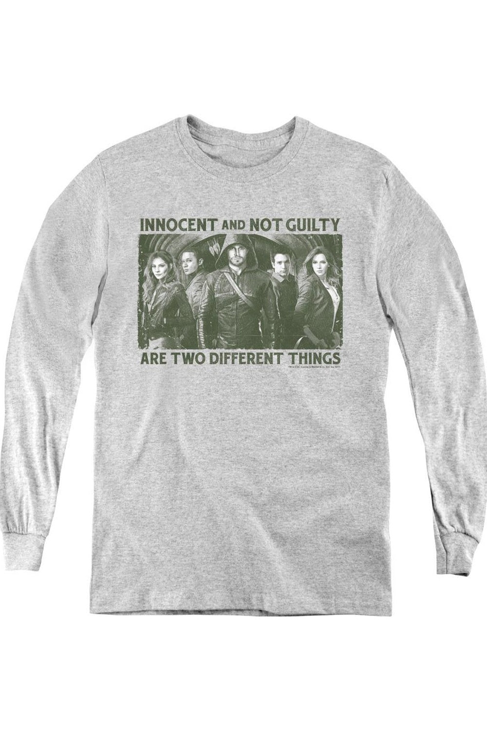 Футболка Arrow Not Guilty с длинным рукавом Gildan, Athletic Heather 
Футболка Arrow Not Guilty с длинным рукавом Gildan, Athletic Heather