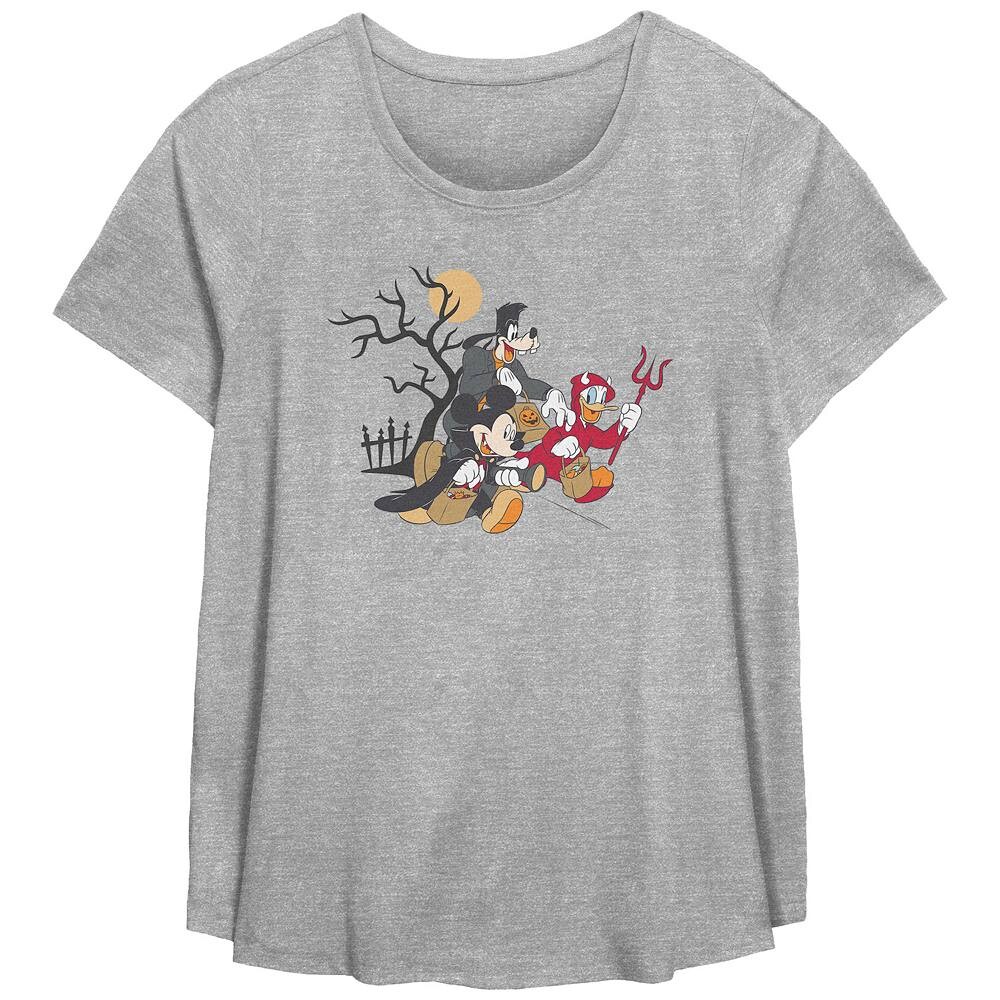 Футболка с струящимся рисунком большого размера Disney's Mickey Mouse and Friends Trick Or Treaters, цвет Heather Gray
Футболка с струящимся рисунком большого размера Disney's Mickey Mouse and Friends Trick Or Treaters, цвет Heather Gray