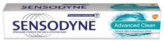Зубная паста, Advance Clean Sensodyne
Зубная паста, Advance Clean Sensodyne