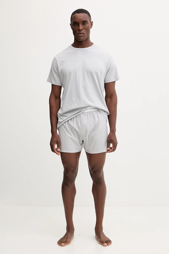 Хлопковая пижама Calvin Klein Underwear, серый
Хлопковая пижама Calvin Klein Underwear, серый