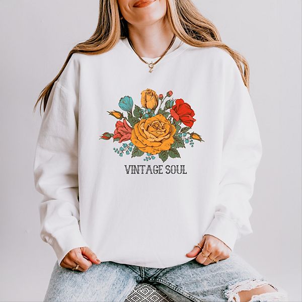 Винтажный свитшот с цветами для женщин Simply Sage Market, White, Белый, Винтажный свитшот с цветами для женщин Simply Sage Market, White
Винтажный свитшот с цветами для женщин Simply Sage Market, White, Белый, Винтажный свитшот с цветами для женщин Simply Sage Market, White