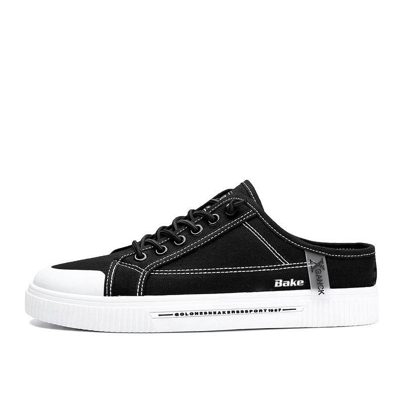 BAKE Мужские противоскользящие тапочки с закрытым носком, устойчивые к запаху, черно-белые, цвет Black White
BAKE Мужские противоскользящие тапочки с закрытым носком, устойчивые к запаху, черно-белые, цвет Black White