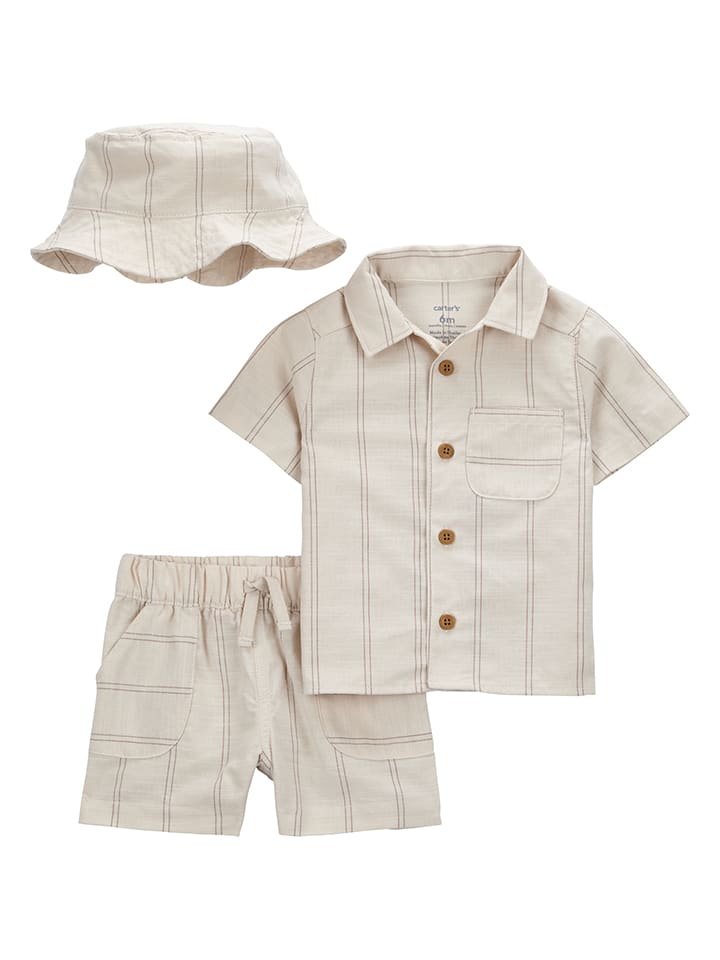 Рубашка carter's, бежевый
Рубашка carter's, бежевый